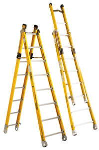 Bauer Combination Step Extension Ladder