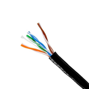 Perfect 10 PVCAT5BLK Cat5E Black Outdoor UV Resistant 1000ft
