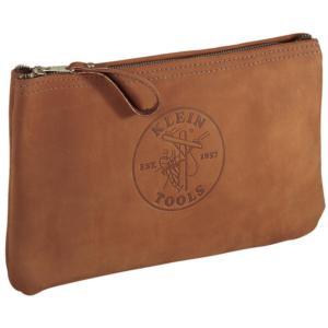 Klein 5139L Brown Leather Zipper Bag