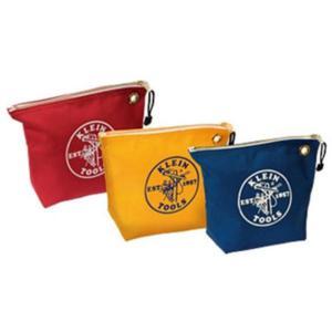 Klein 5539CPAK 3-Pack of Assorted Canvas Zipper Bags