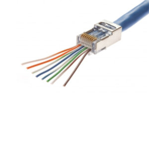 Platinum Tools EZ-RJ45® Shielded for CAT5e & CAT6 with Internal Ground