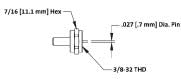 Corning Gilbert "F" Series Terminators and Accessories