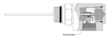 Corning Gilbert 90° Socket Contact Adapters