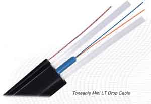 OFS Toneable MIni LT Flat Drop Cable