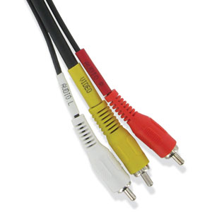 2-Audio/1-Video RCA cables 
