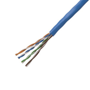 Coleman Wire, 4 Pair, 24 AWG, Cat 5E, Blue