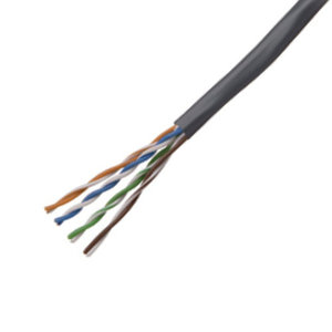 Coleman Wire, 4 Pair, 24 AWG, Cat 5E, Grey