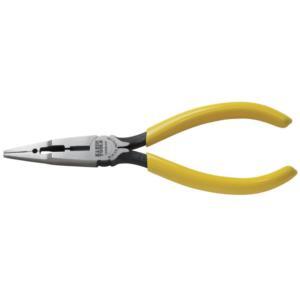 Klein Tools VDV026-049 Connector Crimping Long-Nose Pliers