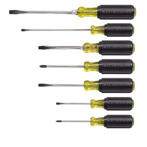 Klein 85076 7 Piece Cushion Grip Screwdriver Set