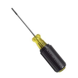 Klein 612-4 1/8" Terminal Block Screwdriver - 4" Shank