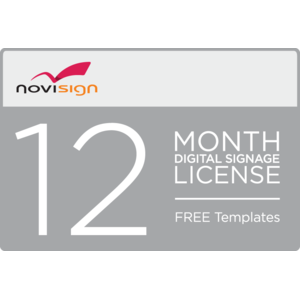 Novisign Digital Signage 12 Month License 