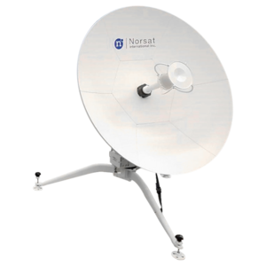 Norsat WAYFARER 0.9m Ku-Band Manual Flyaway Antenna