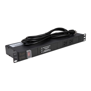 Vericom RAPDUH1 Horizontal Basic Rack Mount PDU 120V 15A With (12) 5-15R Sockets